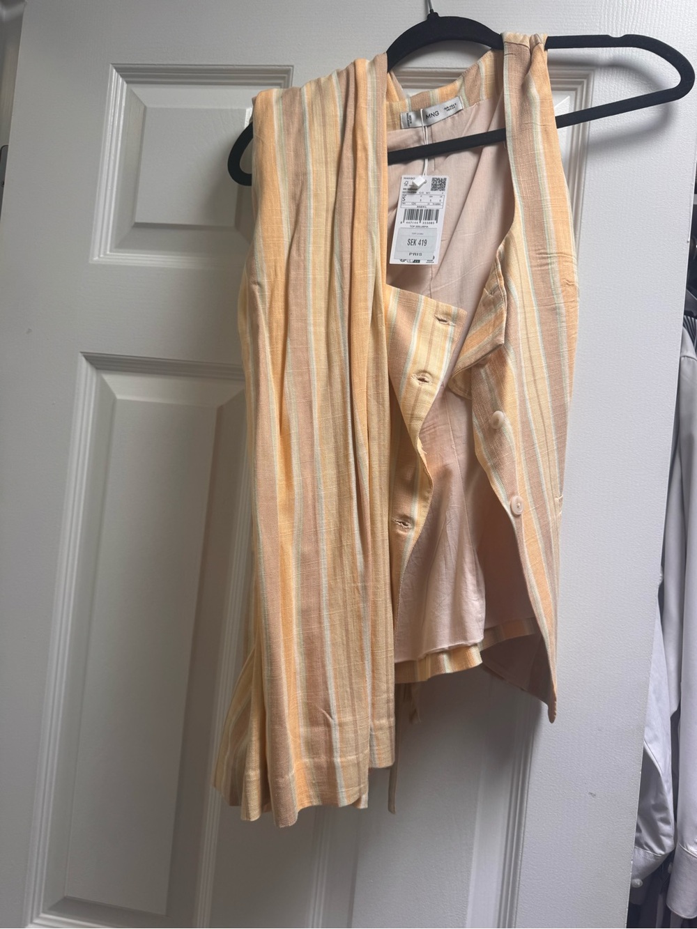 Mango Striped Linen Set